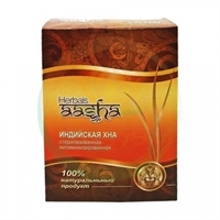 AASHA HERBALS ИНДИЙСКАЯ ВИТАМИНИЗИРОВАННАЯ ХНА, 80 Г - фото 5807