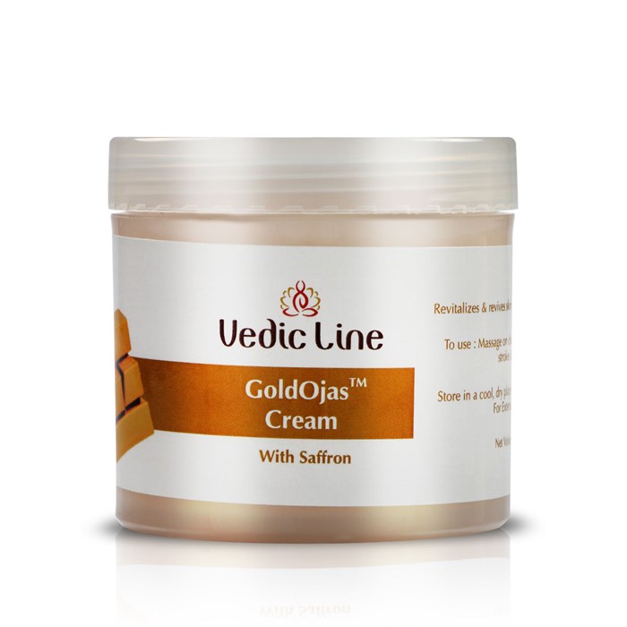 Крем Золотая аура с Шафраном VEDIC LINE  (Индия), 100мл - фото 6503